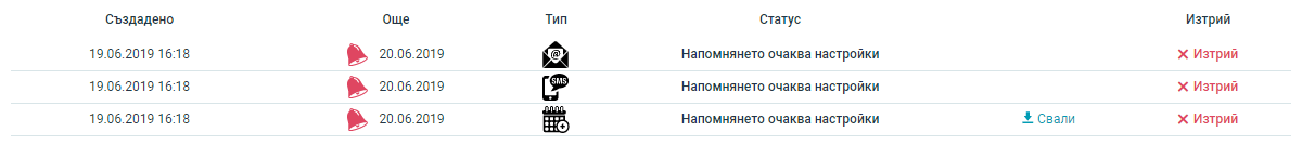 Reminder guide set reminders